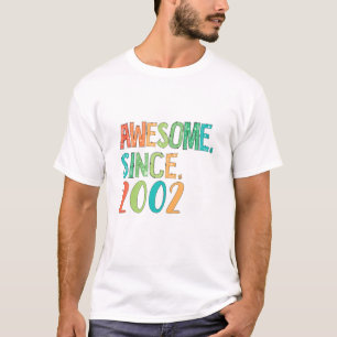 20 Jahre Altes Girl Herz Blumendekor Phantastisch  T-Shirt