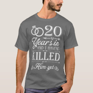 20 Jahre Ehe Ehefrau Sonniges 20-jähriges Jubiläum T-Shirt