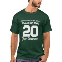 20 Jahre High School Wiedersehen - Weißer Sporty T