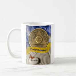 20 Jahre INDIVIDUELLE NAME OM Jubiläum Serenity Kaffeetasse
