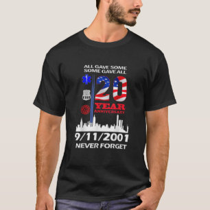 20 Jahre Jubiläum 9/11 T-Shirt