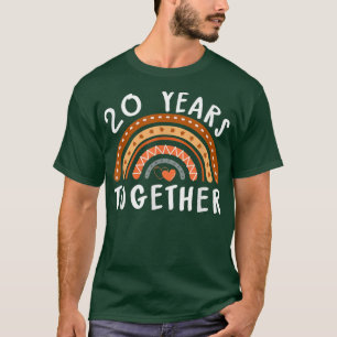 20 Jahre zusammen 20. Ehejubiläum Husban T-Shirt