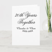20 Jahre zusammen Jubiläum Name Datum Jahr sim