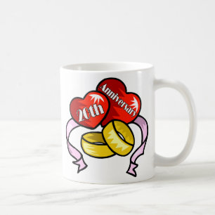 20. Jahrestag w Kaffeetasse