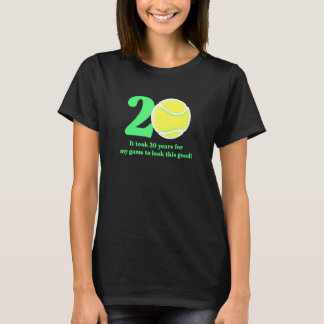 20-jähriger Tennisspieler 2002 20. Geburtstag T-Shirt