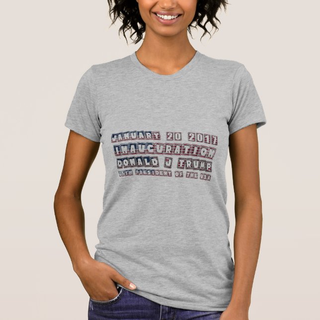 20. Januar 2017 Einweihung von Donald Trump POTUS T-Shirt (Vorderseite)
