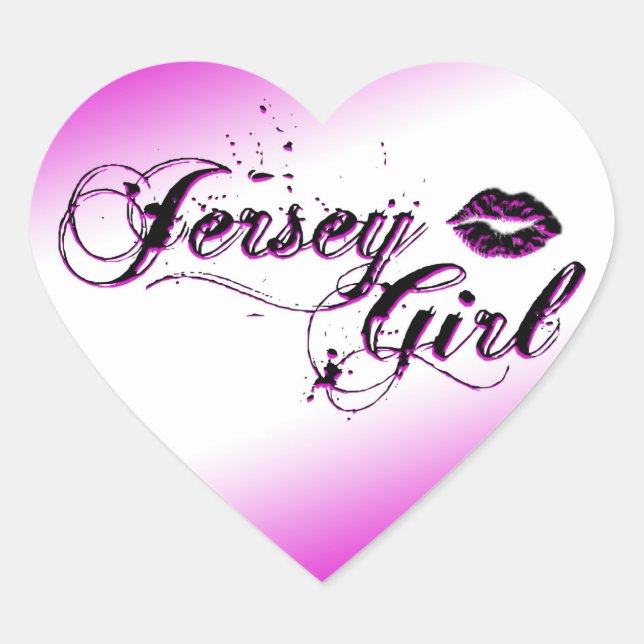 20 Jersey Girl Stickers (Vorderseite)