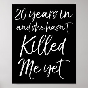 20. Jubiläum 20 Jahre, und sie hat't Ki Poster