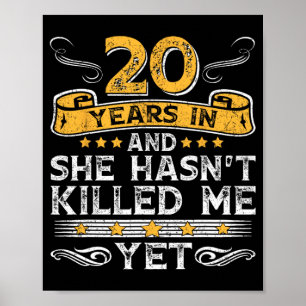 20. Jubiläum 20 Jahre, und sie hat't Ki Poster