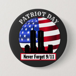  20. Jubiläum 9/11 Vergessen Sie nie Button