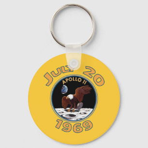 20. Juli 1969 Auftrag Apollo 11 zum Mond Schlüsselanhänger
