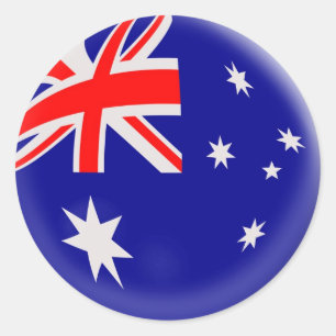 20 kleine Aufkleber Australische Flagge