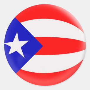 20 kleine Aufkleber Puerto- Ricoflagge