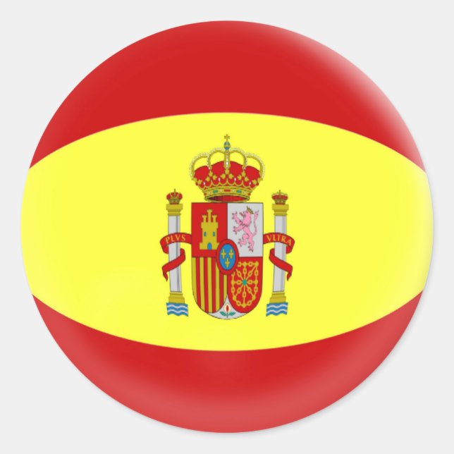20 kleine Aufkleber Spanien spanische Flagge (Vorderseite)
