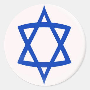 20 kleine Aufkleber Star of David Flag