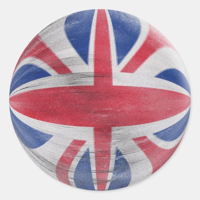 20 kleine Aufkleber Union Jack Not Flag (Vorderseite)