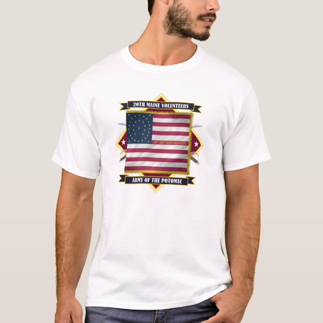 20. Maine Volunteers T-Shirt (Vorderseite)