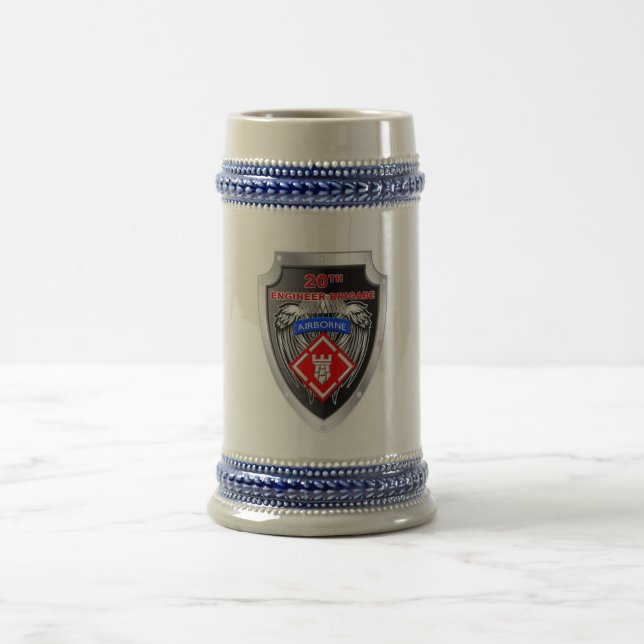 20. Mighty Engineer Brigade-Im Flugzeug Bierglas (Mittel)