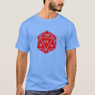 20 mit Seiten versehene Würfel T-Shirt