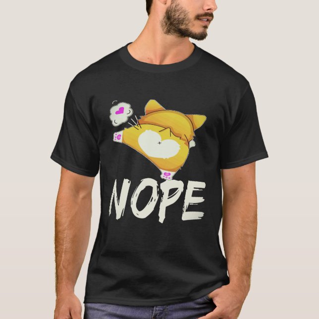 20 Nein - Corgi T-Shirt (Vorderseite)