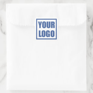 20-Pack Ihre Logo-Aufkleber Quadratischer Aufkleber