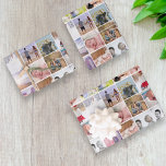 20 Personalisierte Vorlage für FotoCollage Geschenkpapier Set<br><div class="desc">Individuell anpassbares Geschenkpapier - Sie können Ihre eigenen zwanzig Fotos hinzufügen .. personalisierte Packpapier Blatt aus Ricaso - entworfen mit Räumen für Ihre eigenen Fotos</div>