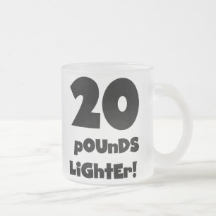 20 Pfund leichter Mattglastasse