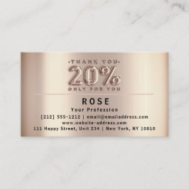 20% Rabatt Logos Dank Rose US-amerikanische Flagge Terminkarte