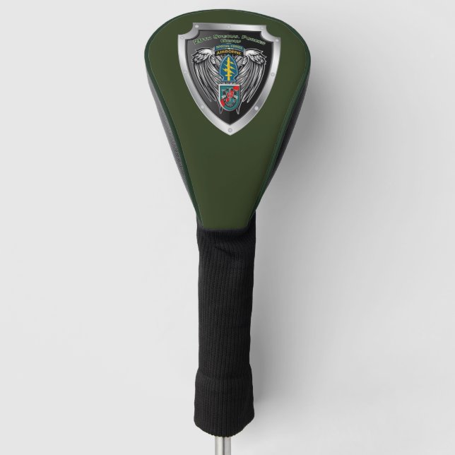 20. Sondereinsatzgruppe (Im Flugzeug) Schild Golf Headcover (Vorderseite)