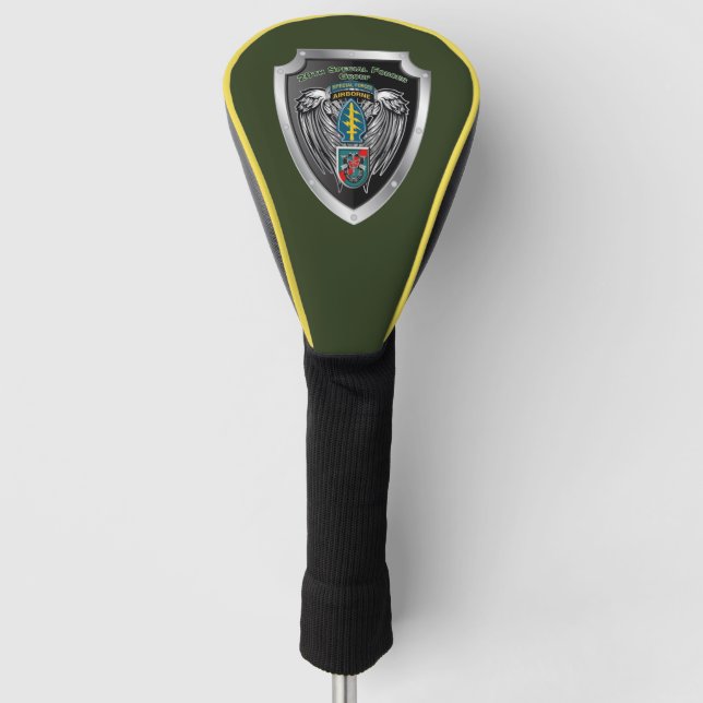 20. Sondereinsatzgruppe (Im Flugzeug) Schild Golf Headcover (Vorderseite)