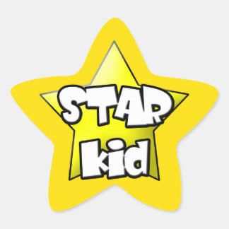 20 Star-Kid-Aufkleber Stern-Aufkleber