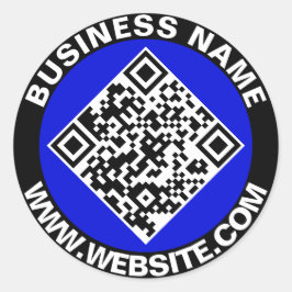 20 Stickers (Custom QR Code for Business Website)