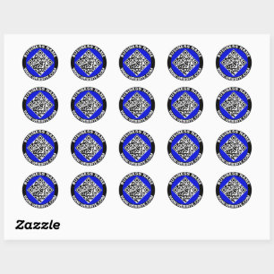 20 Stickers (Custom QR Code for Business Website)