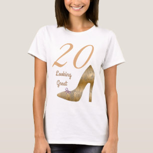 20 & The Great High Heel Lavender Bow T-Shirt