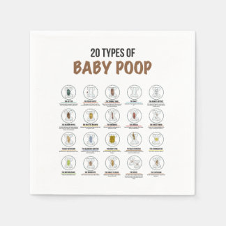 20 types de serviettes en papier pour bébé (50)