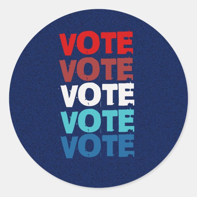 20 Wahlkampagne: Politik wählt Sticker (Vorderseite)
