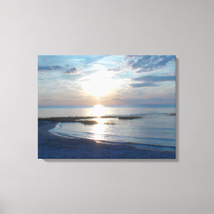 20" x 16" überzogene Canvas Cape Cod Beach Leinwanddruck
