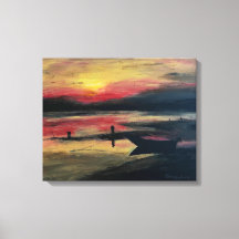 20" x 16" x 0,75" gearbeitete Canvas Print