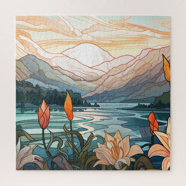 20" x 20" Nature Illustration, 676 Stück (Vertikal)