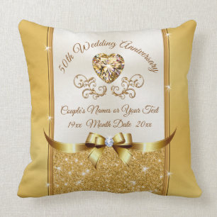 20 Zoll Platz, 50. Hochzeitskissen Kissen