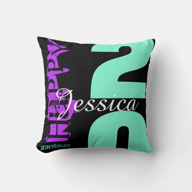 20e anniversaire Coussin POP personnalisé (Recto)