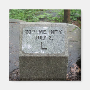 20ème Aimant du Maine Gettysburg