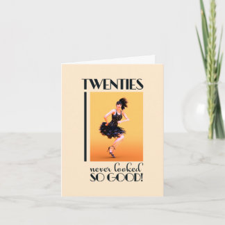 20er Jahre Vintage Anwendung Einladung