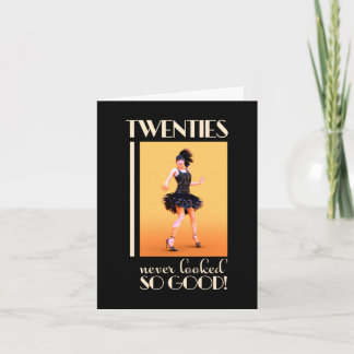 20er Jahre Vintage Anwendung Einladung