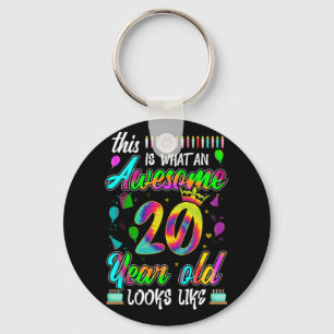 20th Birthday Awesome 20 Year Old Looks Like Schlüsselanhänger