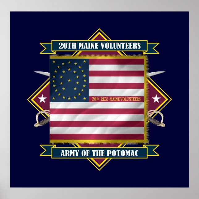 20th Maine (Diamond) Poster (Vorne)