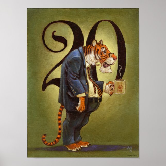 20th Reunion Tiger Print Poster (Vorne)