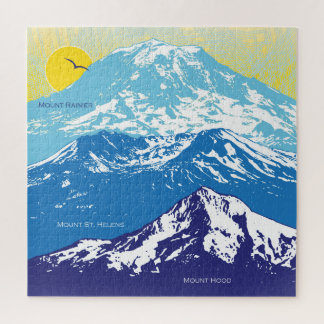 20x20 PNW Peaks Puzzle pour les personnes aveugles