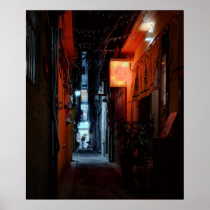 20x24 Seoul-Allee-Neonschild Korea-Fotoabzug Poster