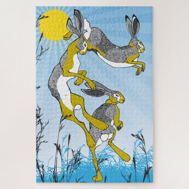 20x30 Mad March Hares Puzzle pour les aveugles de  (Vertical)